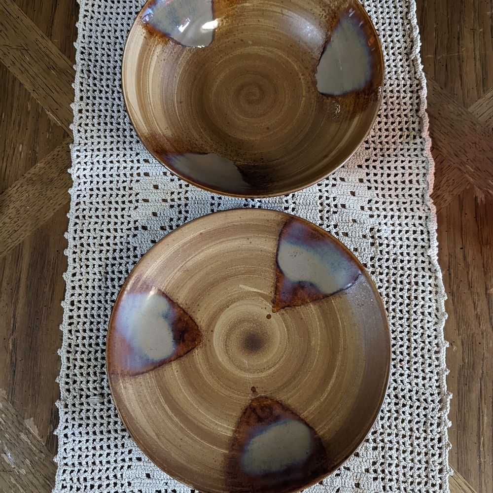 Vintage Sango Splash Salad/Dessert Plate & Bowl